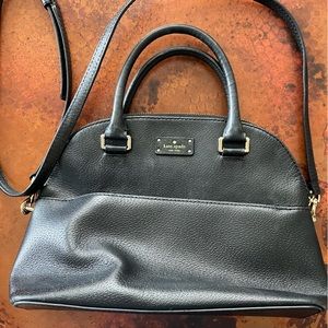 Kate Spade black leather purse